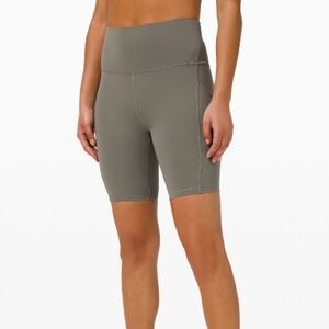 lululemon athletica Women's sage grey High-Rise Shorts align 8